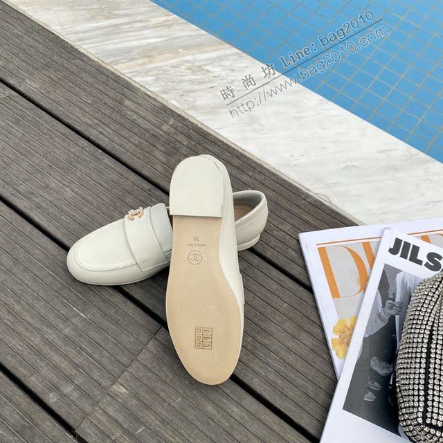 Chanel女鞋 香奈兒2020春夏新品 頂級版本 Chanel小牛皮單皮鞋  naq1267